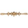 Skin-friendly Fascia Massager Anti-slip Handle Wood Grooved Gear Multifunctional Smooth Roller Massager for Home