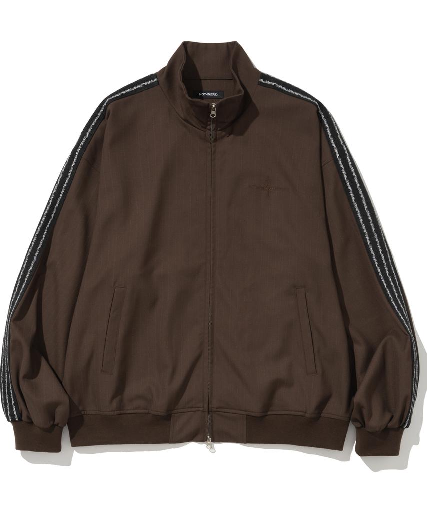 Not4Nerd Thorns Line Track Jacket - Brown