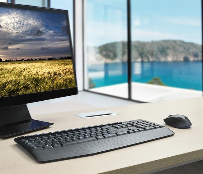 Zestaw bezprzewodowy klawiatura + mysz Logitech Wireless Combo MK345 czarny