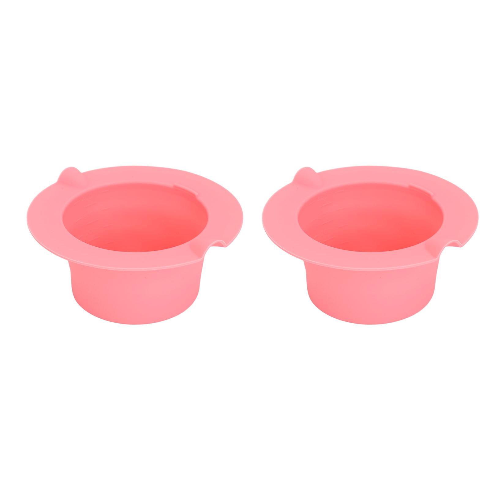 

2pcs Silicone Wax Warmer Liner Bowl Professional Home Salon Safe Wax Warmer Replacement Pot 400ML