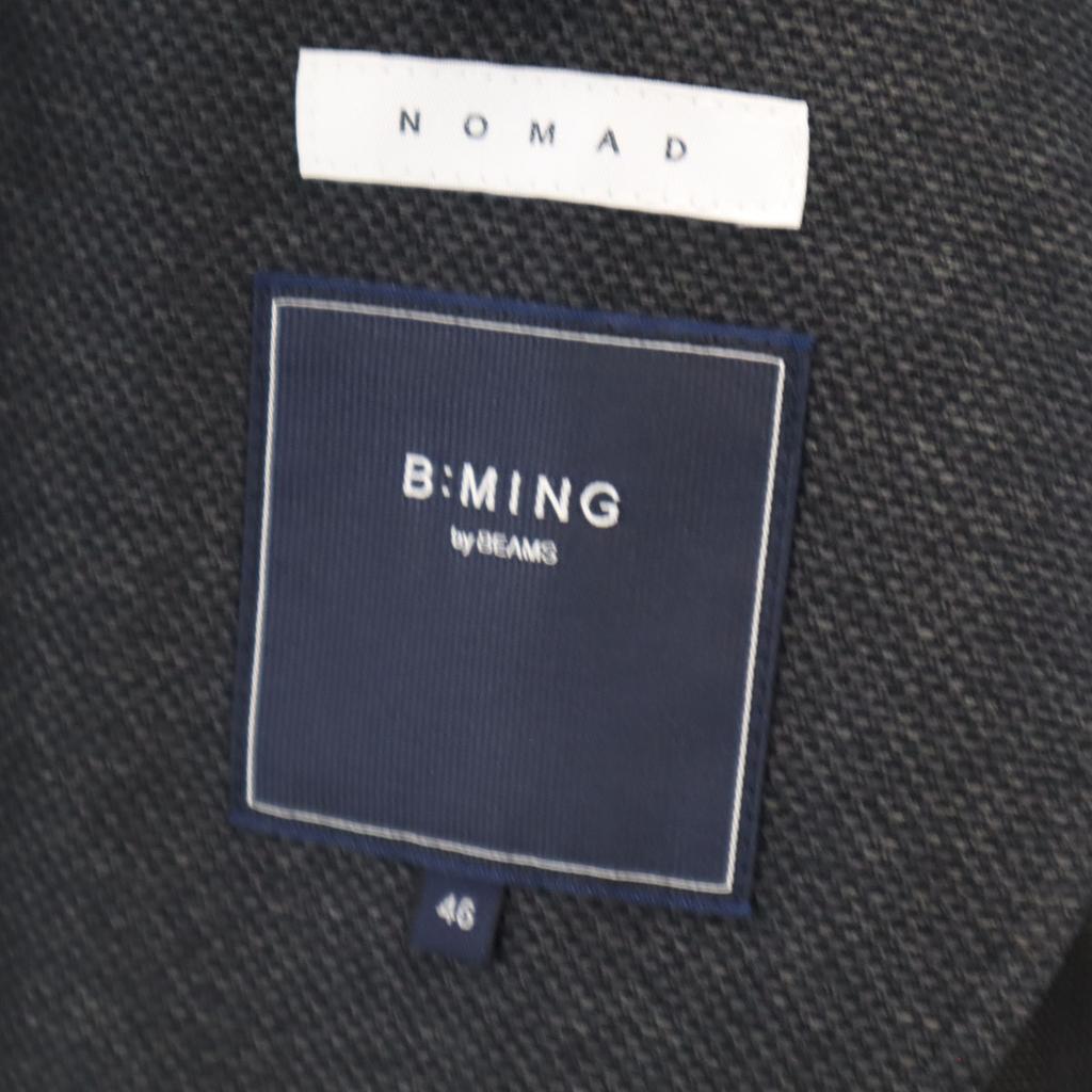 B:MING by BEAMS Melange Knit Jacket 46 Gray Dry Touch Men's Used