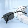 3 in 1 Photochromic Multifocal Presbyopia Spectacles New Trendy Outside Color Changing Sunglasses Plus Diopter +1.0 TO +4.0 Eyewear