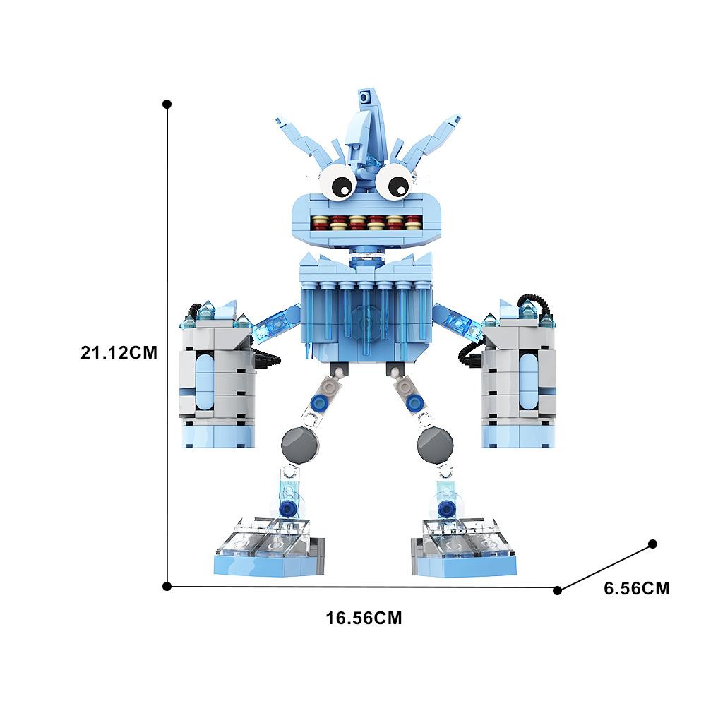 MOC My Singing Monster Set di Blocchi da Costruzione Robot Musicale Coro Mattoncini Gioco Mostro dei Cartoni Animati Mattoncini Giocattoli da Assemblare Regalo di Compleanno per Bambino