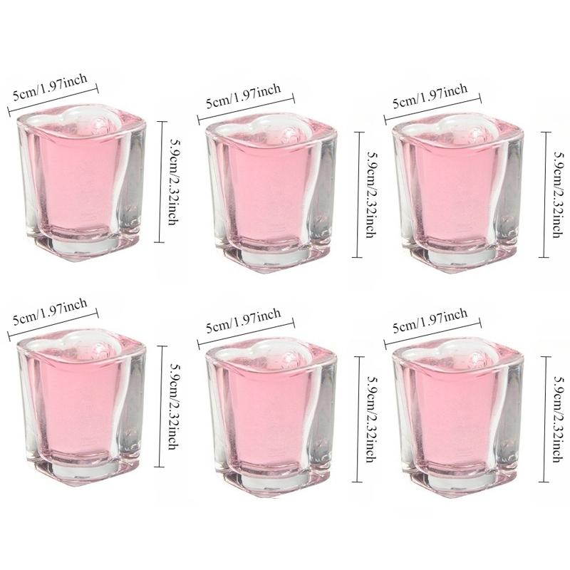 6pcs Exquisite Small Wine Glass Simple Water Cup Transparent Small Glass Cup Mermaid Shaped Glass Cup Suitable for Gift Giving
