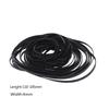 50PCS 4mm 110-145mm Universal Mix Cassette Tape Machine Belts Assorted Common Flat Rubber Belt for CD DVD Drive