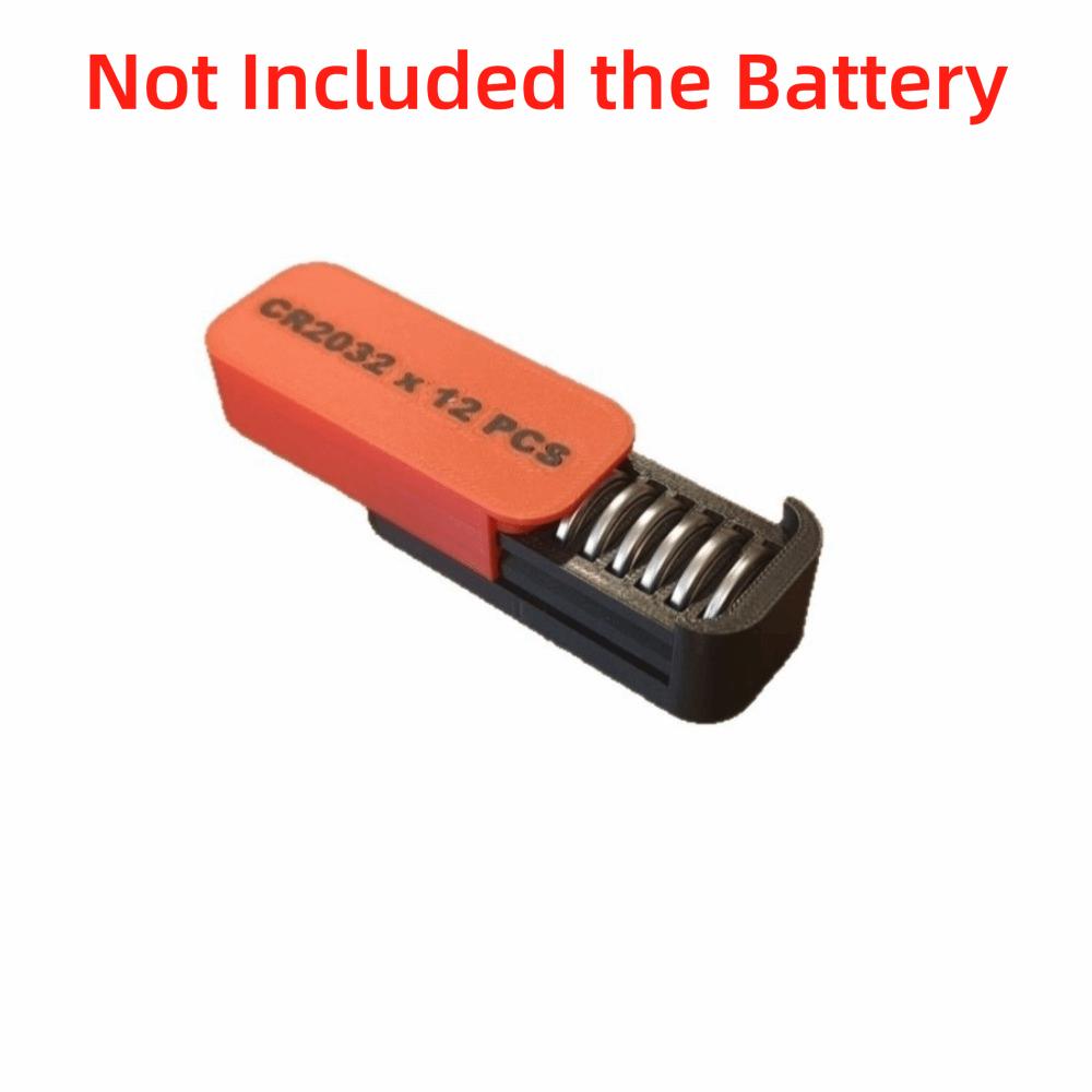 12 Pcs Capacity CR2032 Battery Storage Case 3D Printed Button Battery Storage Home Use only box no battery