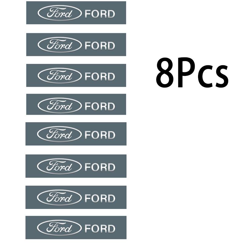 Car Styling Badge Stickers Car Audio Center Console Decoration Stickers For Ford Focus 2 MK2 MK5 Fiesta Mondeo Galax ST