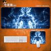 Oversized Small Boys Office Gaming Keyboard Pad Table Mat Son Goku Anime Periphery Japanese Anime Dragon Ball Leather Mouse Pad