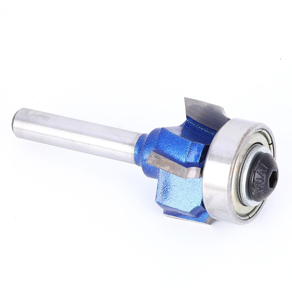 Freză Rotundă de Profilat cu 4 Dinți 8mm 0.3in Bit de Rindea pentru Mașini de Tuns Electrice Gravură