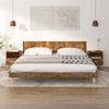 Nightstands 2 pcs Smoked Oak 40 x 35 x 47 cm