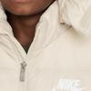 Nike Barn Logo Trykk Avtakbar Hette Dunvest Barn vest Sand-Hvit DZ9728-126