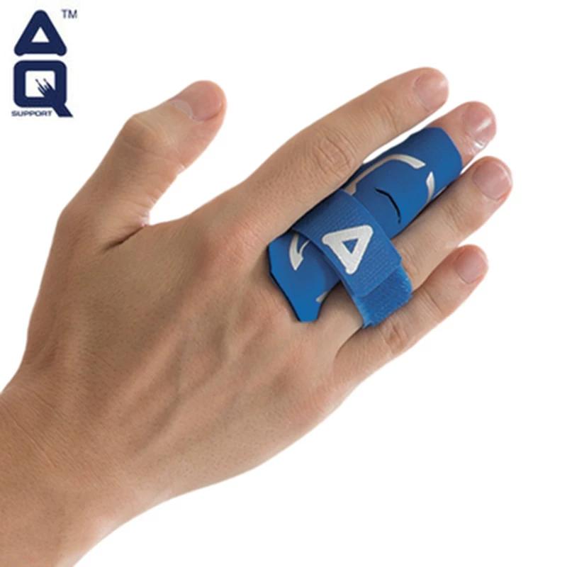 AQ Apărătoare de Degete pentru Baschet Gadget Fixat Huse Protectoare de Degete pentru Volei Mânecă pentru Articulații Bandaj Protectiv pentru Degetul Mare Sportiv Echipament de Protecție L, XL albastru