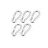 316 Stainless Steel Multifunctional Spring Snap M4 M5 M6 M7 M8 Carabiner Quick Link Lock Ring Hook