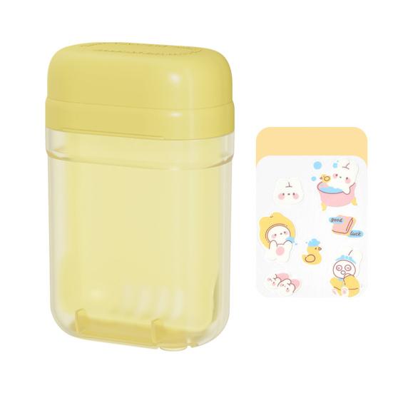 Bathroom Soap Bar Holder Soap Dish Container Self-draining Design Compact Portable Travel Soap Case with Lid