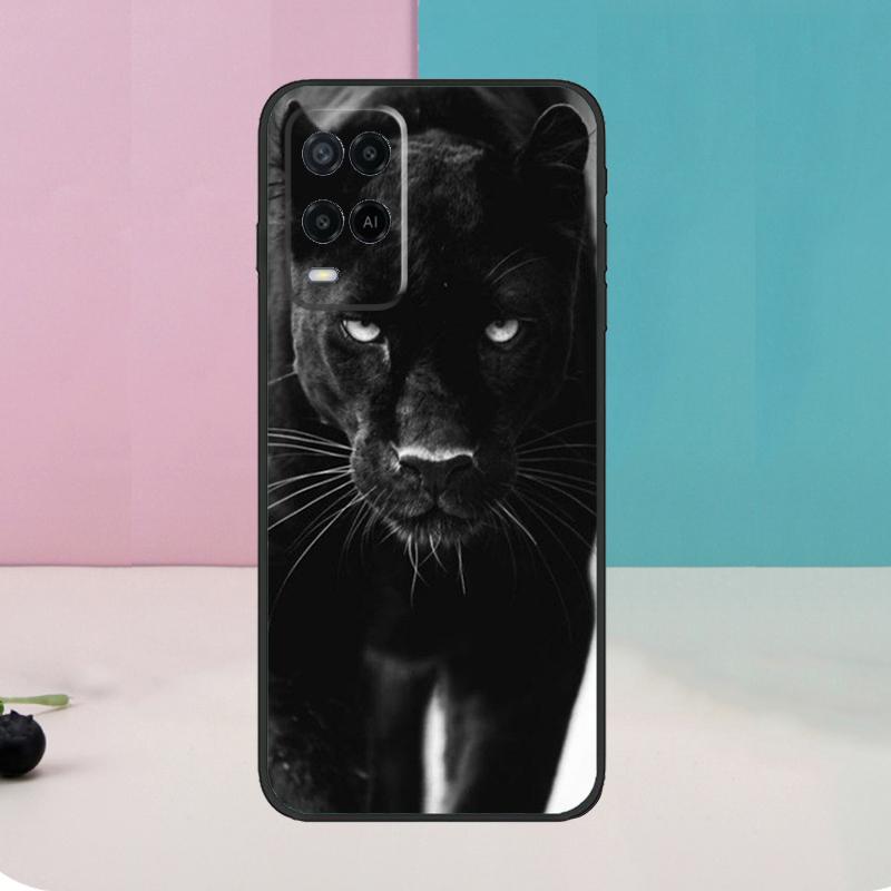 Cheetah Panther For OPPO A74 A94 A54 A58 A78 A98 A5 A9 A53 A15 A52 A72 A17 A57 A77 A16 A76 A96 A57S Case