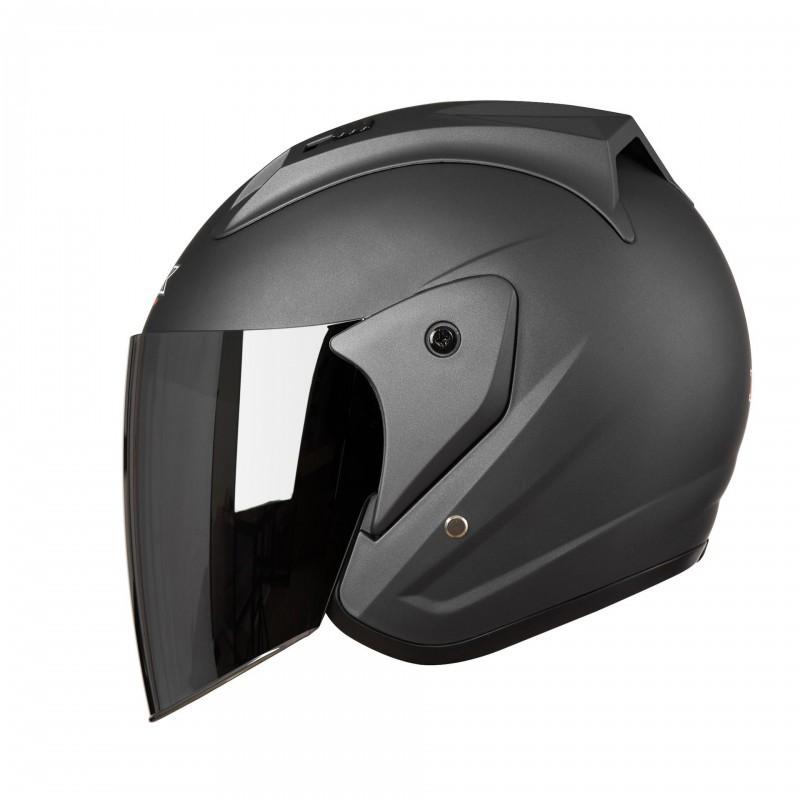 

3/4 Half-helmet Unisex Sun-proof Sunshade Breathable Retro Locomotive Cruising Riding Helmet One-size-fits-all 52-60