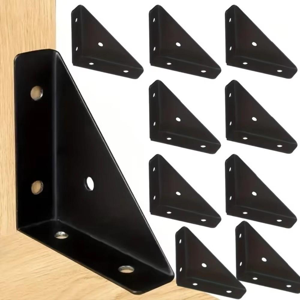 4pcs Pack Triangular Reinforcement Corner Brackets Cabinet Support Bracket Cabinet