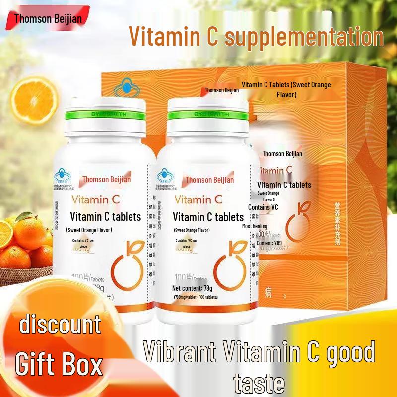Tomson Byed Chewable Vitamin C Tablets (Sweet Orange)