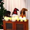Cute Santa Gnome Plush Doll, Illuminated Christmas Tree Ornaments, Suitable for Xmas Party Favors & Home Decor