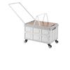 Folding Storage Box with Wheels and Pull Rod