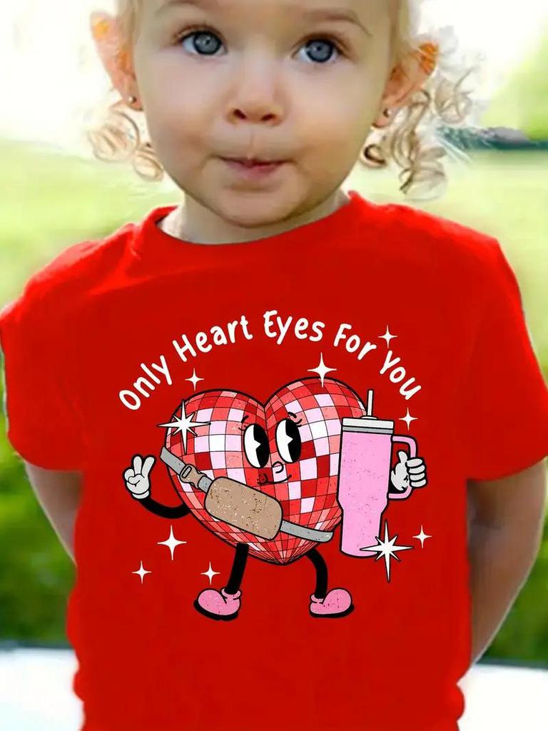 Pure Cotton Solid Color Children's Short-Sleeve T-Shirt for Girls and Boys