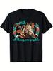 Christian Horse Western Graphic Tee With God All Things Are Possible Religious TShirt Unisexs
