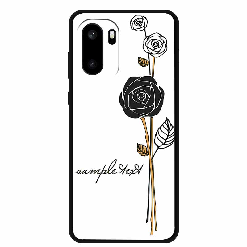 For OnePlus Ace 6 5G Case 3D Emboss Flower Black Silicone Soft Back Cover Case For OnePlus Ace 6 2025 Phone Case 6.83  Coque Bag OnePlus Ace 6 5G