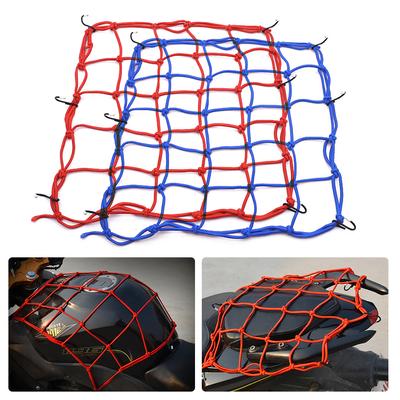 Universal Motorcycle Luggage Net Hooks Motorcycle Accessories Net Motorbike Mesh Bungee Mesh Helmet Holder Black Luggage Net