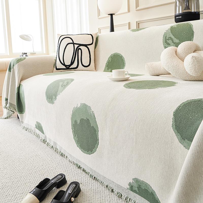 Chenille Sofa Towel Cover Cloth Four Seasons Universal Breathable Non-Stuffy Sofa Cushion Anti-Scratching Sofa Cover