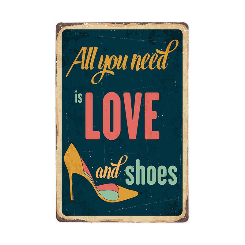 Cute Life Slogan Metal Sign Retro Tin Plaque Vintage Family Iron Poster Wall Art Bar Cafe Man Cave Bedroom Home Decor 20*30CM