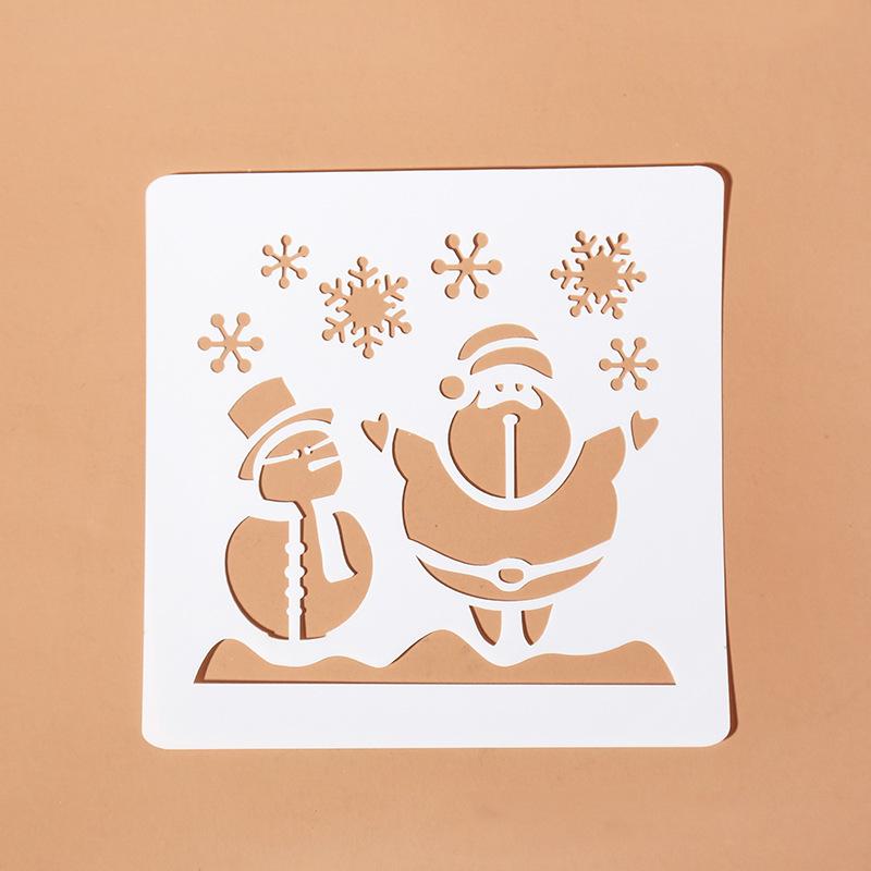 Plantillas de capas de hojas para bricolaje, pintura de pared, álbum de recortes, coloración, relieve, álbum, plantilla de tarjeta decorativa