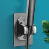 1Pc Wall Mounted Strong Adhesive Shower Head Bracket Abs Waterproof Adjustable Bathroom Shower Bracket Easy To Install Base