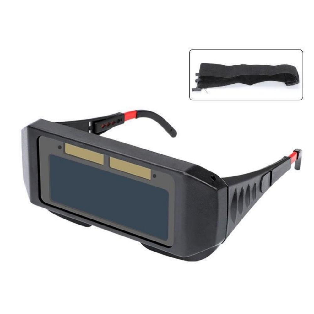 Occhiali da saldatura oscuranti automatici, cambio luce, occhiali protettivi anti-occhi con oscuramento automatico per maschere da saldatura, accessori per occhiali