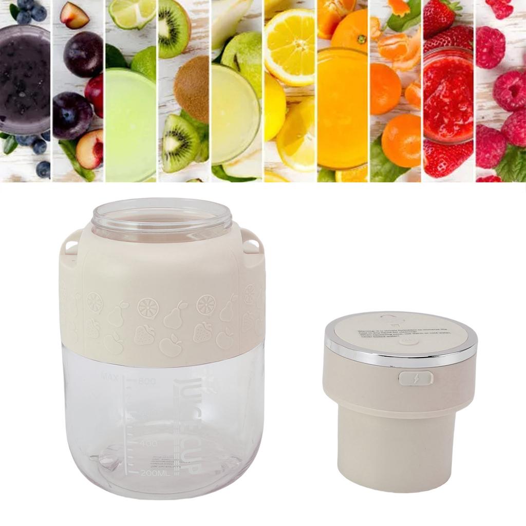 800ml Portable  r Cup Rechargeable Detachable Electric  r Blender for   Gym Home Travel