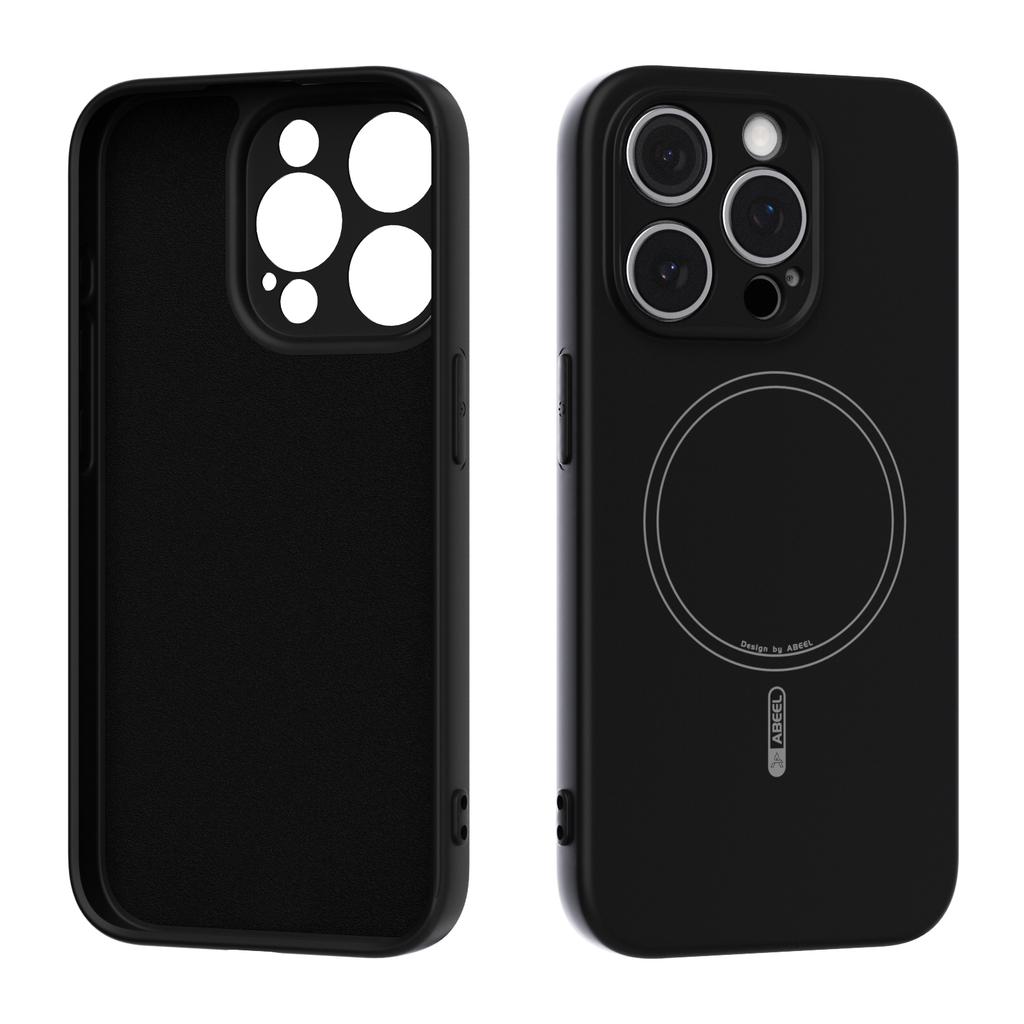 ABEEL For iPhone 14 Pro Case Compatible with MagSafe Skin Touch Liquid Silicone Phone Back Cover