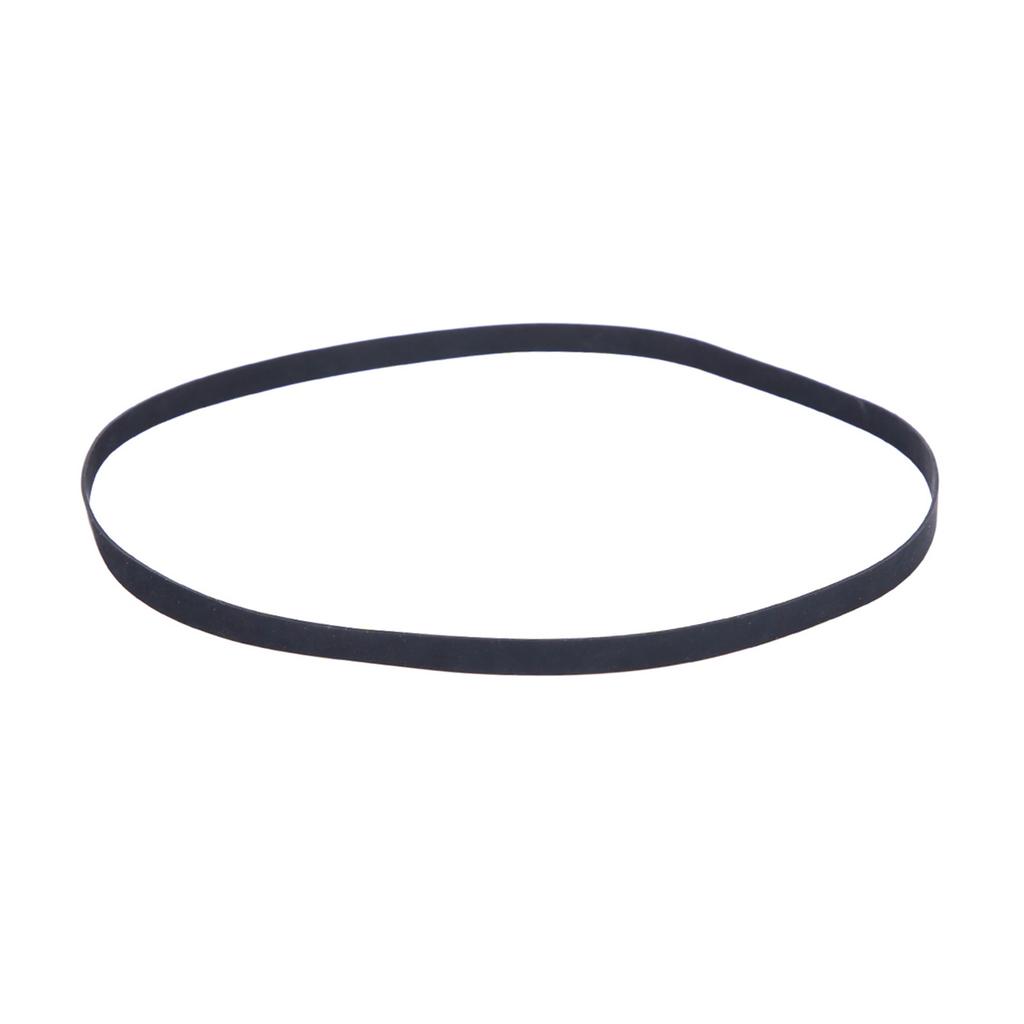 Black Rubber Record Player Belt with Good Elasticity Phonograph Turntable Replacement Belt