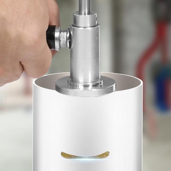 Řezačka PVC trubek s 5 náhradními pilovými listy Ergonomická rukojeť Nastavitelná hloubka řezu Nerezová instalatérská vnitřní řezačka