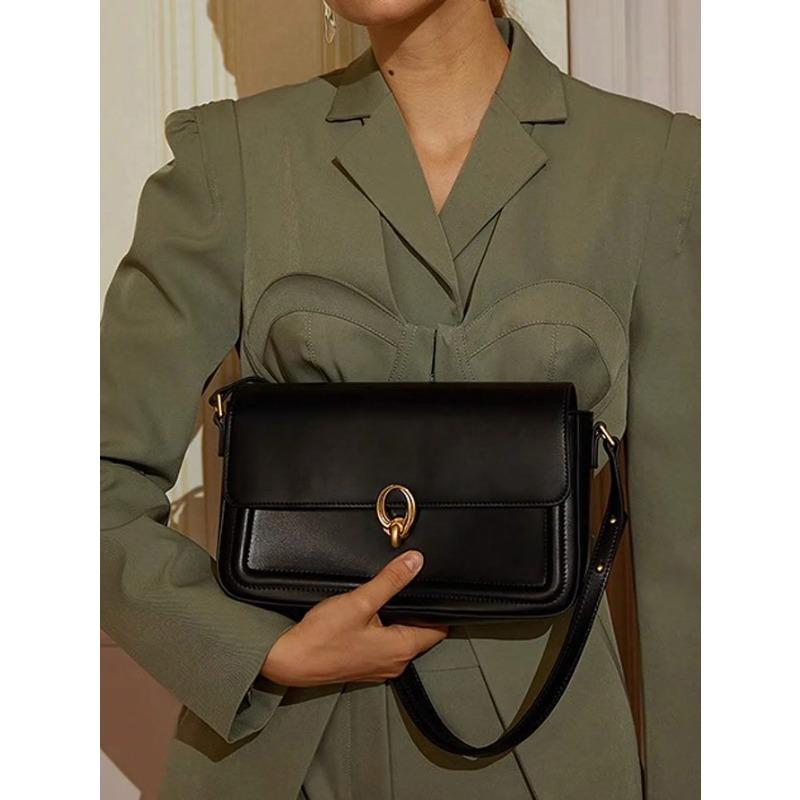 Retro Women's New High-end Texture Niche Underarm Bag Crossbody Shoulder Bag Female Fashion Casual Bag