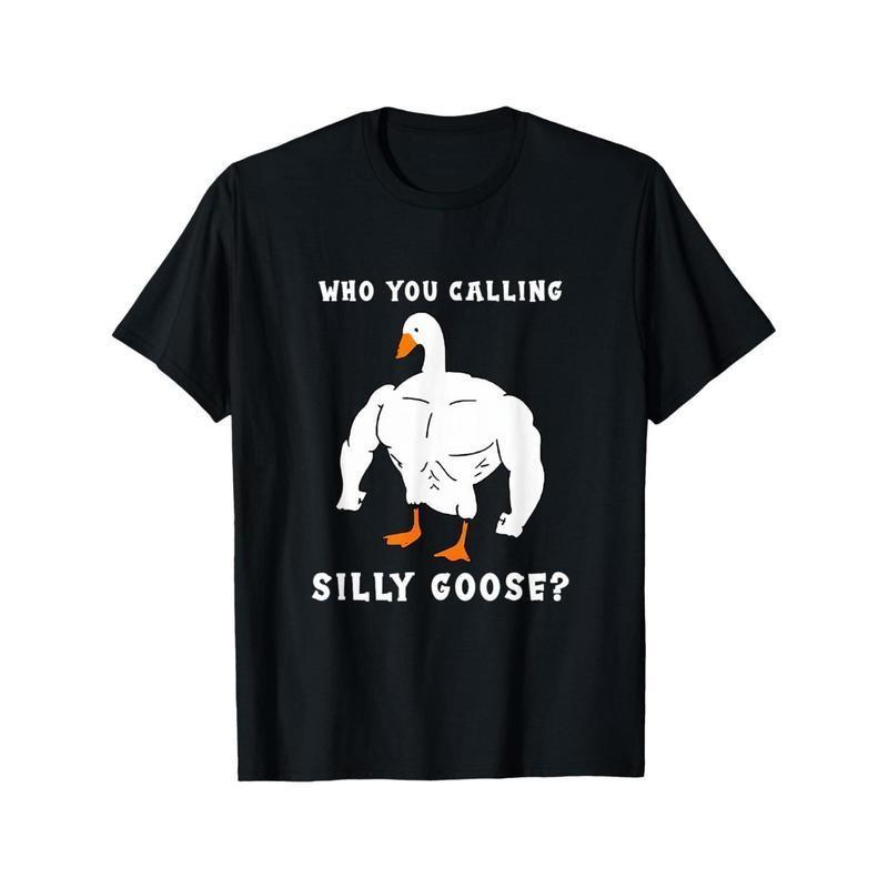 Silly Goose Funny Gym Meme T-Shirt S разноцветный