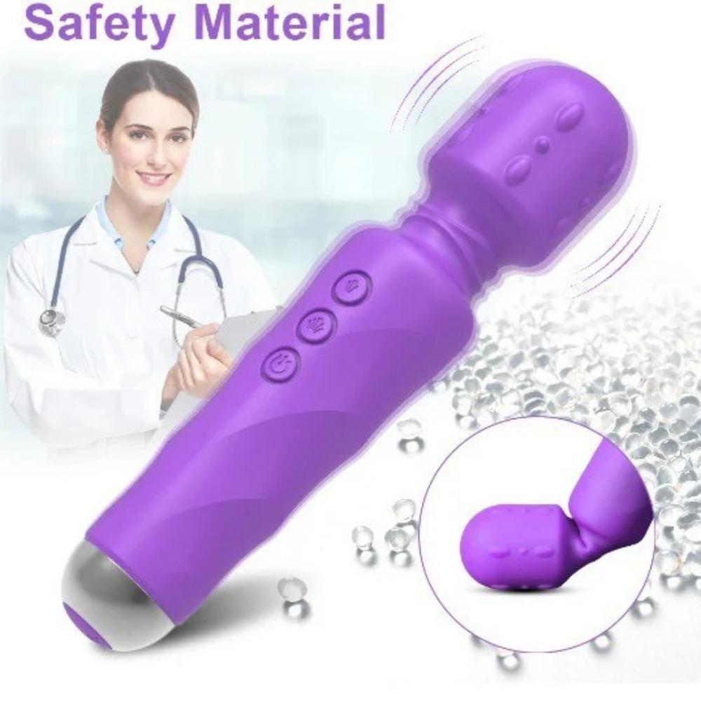 20 Speeds Powerful AV Vibrator for Women Masturbator G spot Clitoris Stimulator Magic-Wand Dildo Female Adult Sex Toys  Products