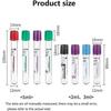 2025 Blood Collection Tubes, 3/5/10ml, 100 Pieces, Disposable, Without Additives, 10ml