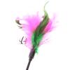 5/10 Pcs Cat Toys Random Color Cat Stick Feather Cat Toy with Small Bell Kitten Cat Interactive Toys Cat Supplies Pet Products