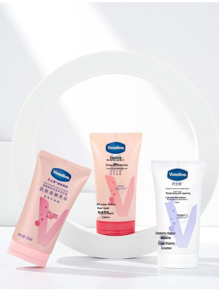 Vaseline Autumn/Winter Hand Cream with Niacinamide - Moisturizing, Nourishing, Brightening & Anti-Cracking Nail Care.