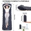 40D Nylon Waterproof Ultralight 1-2 Person Summer Camping Mat with Built-in Pump Portable & Compact for Hiking Outdoor Adventure