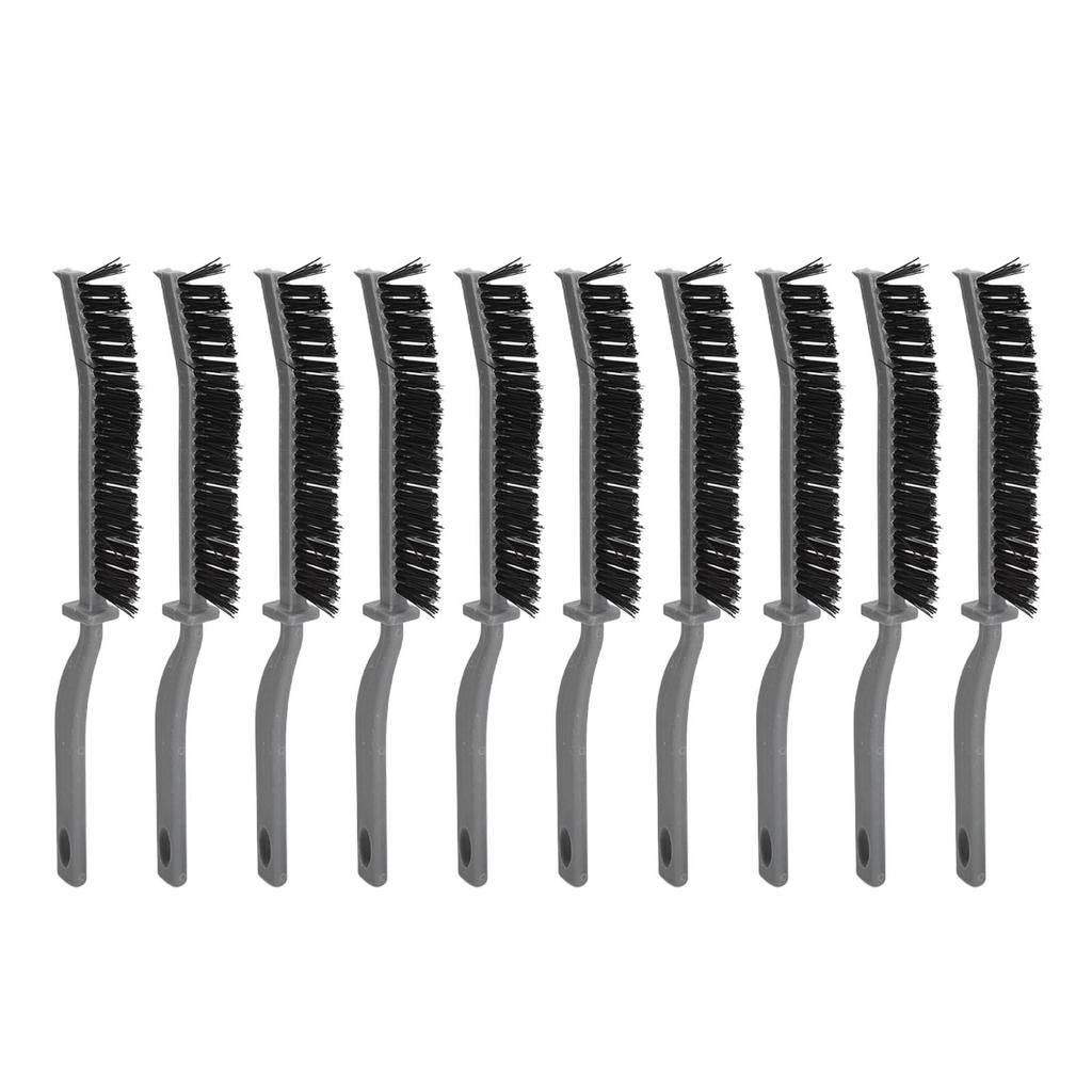 10pcs Crevice Cleaning Brush Multifunctional Hard Bristle Long Handle Groove Cleaning Tool for Dead Corners Kitchen