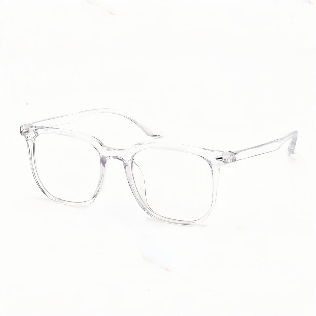 New Unisex Large Frame Slimming Anti-Blue Light Glasses - Trendy, Simple Style