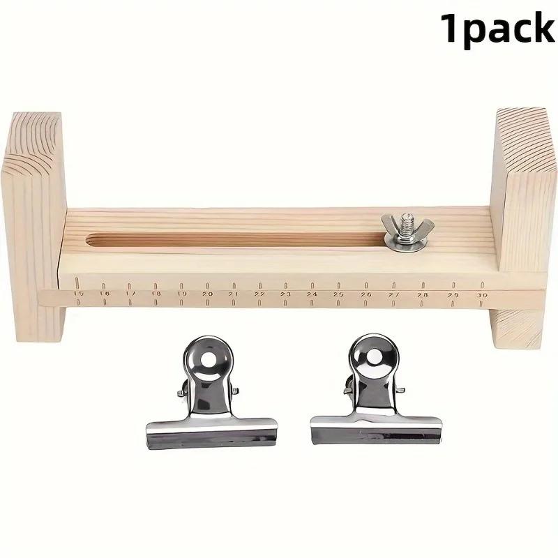 1 Set Adjustable Paracord Bracelet Making Kit, U-Shaped Wooden Frame, DIY Jewelry Crafting Tool, Ideal for Hobbyists