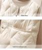 Women's 90 White Duck Down Quilted Vest - Lightweight, Warm Outerwear for Autumn/Winter 2026 Fashion.