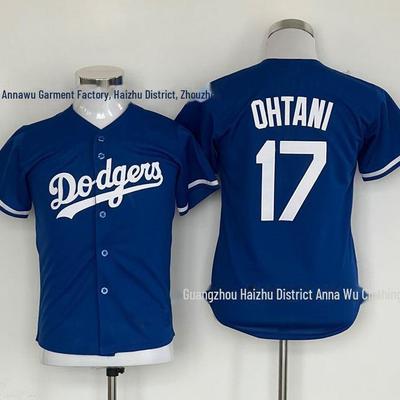 2024 Dodgers Çocuk Taraftar Beyzbol Forması #17 Ohtani İşlemeli, Shohei Ohtani Japon Takımı.