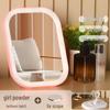 Portable Folding LED Vanity Mirror for Travel and Bedroom